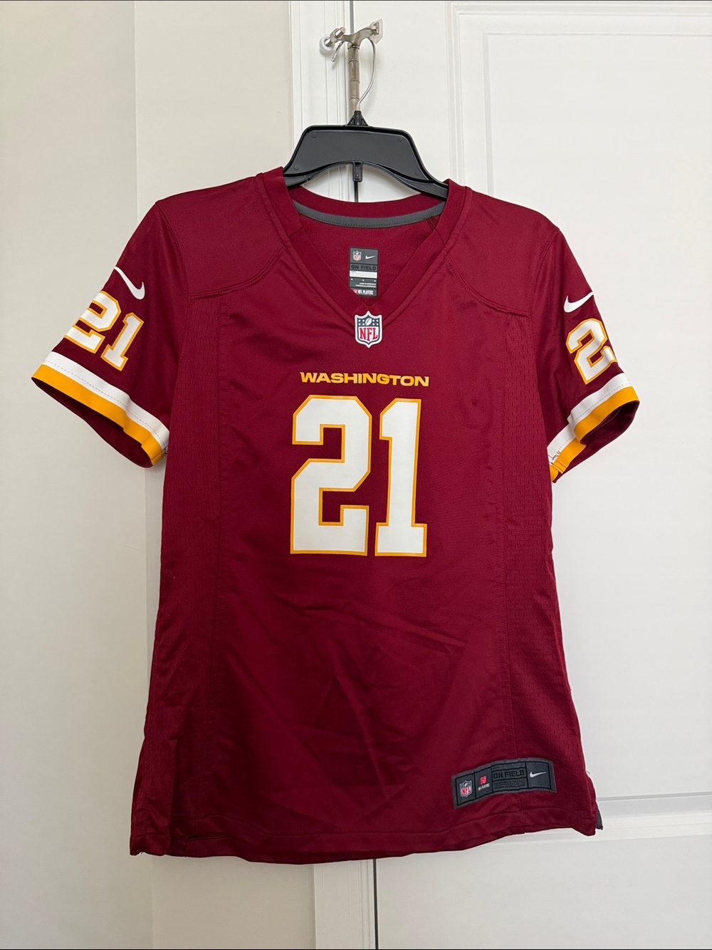 Nike Women's Washington Football Jersey in Burgundy #21 Sean Taylor Redskins